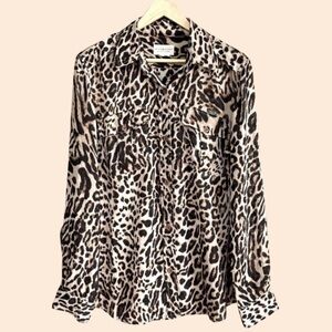 RALPH LAUREN Denim & Supply Leopard Print Top
